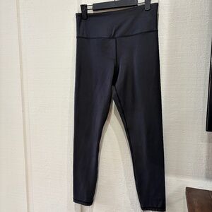 Zyia Active Shimmer Black High-Rise Leggings Size 8-10